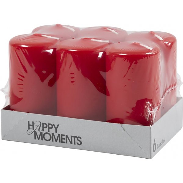 Blocklicht - rot - 50 mm - 6 Stk