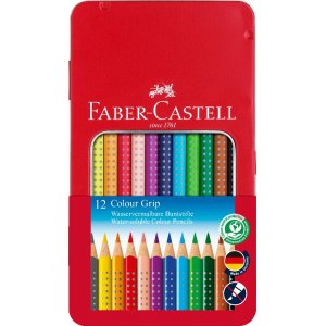 Aquarellstifte Grip 2001 12-Farben - Metalletui Aquarellstifte Grip 2001 12-Farben - Metalletui