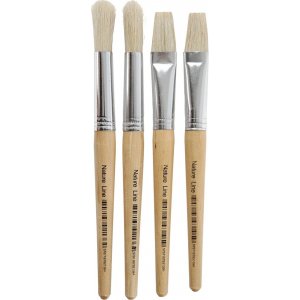 Kinderpinsel - Holz - 4 Stk Kinderpinsel - Holz - 4 Stk
