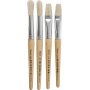 Kinderpinsel - Holz - 4 Stk