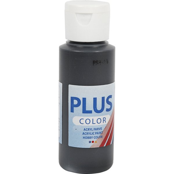 Plus Color Hobbyfarbe - Schwarz - 60 ml Plus Color Hobbyfarbe - Schwarz - 60 ml