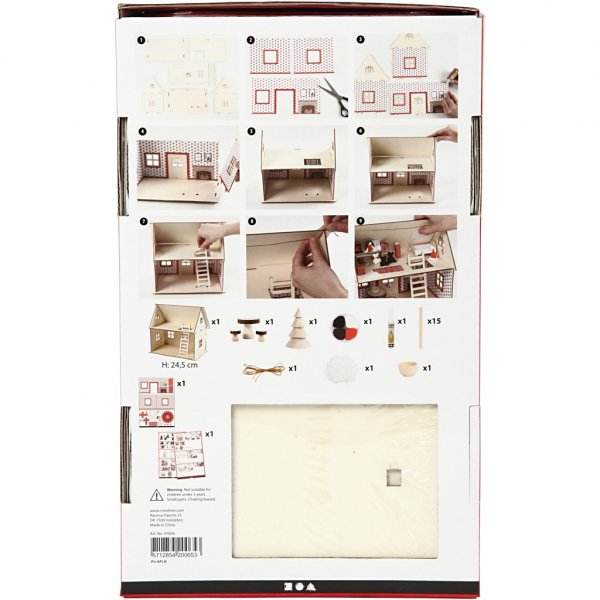 Das Bastelset - Das Haus des Weihnachtsmanns