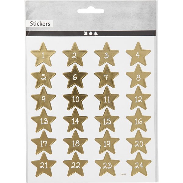 Aufkleber - Kalendernummern