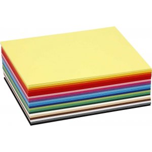 Kreativkarton - gemischte Farben - A6 - 300 Stk Kreativkarton - gemischte Farben - A6 - 300 Stk