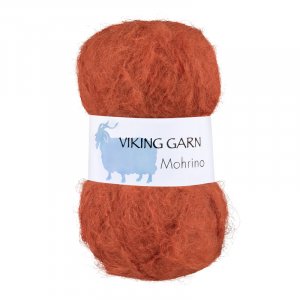 Wikingergarn Mohrino 50g - Gebranntes Orange (555) Wikingergarn Mohrino 50g - Gebranntes Orange (555)