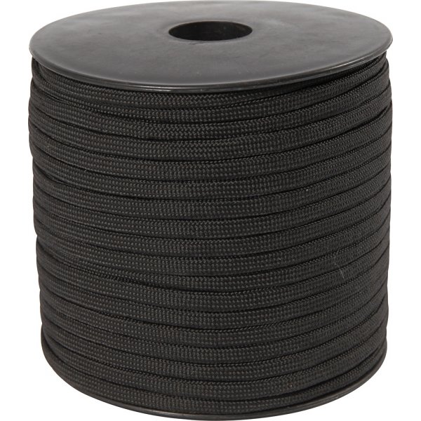 Krawattenschnur - schwarz - 50 m