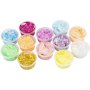 Glitzerknete, gemischte Farben, 72x20 ml