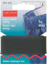 Gummiband stark 25mm schwarz 1 m Gummiband stark 25mm schwarz 1 m