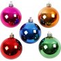 Christbaumkugeln - leuchtende Farben - 6 cm - 20 Stk