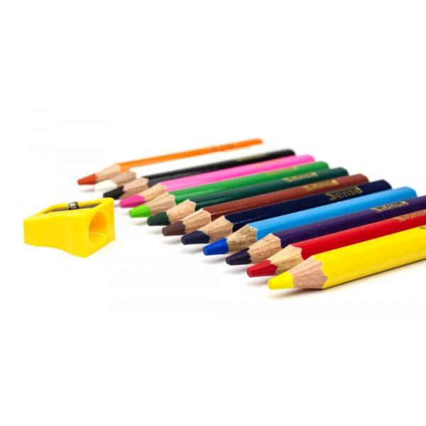 Buntstifte 1/2 Jumbo Sense - 12 Bleistifte
