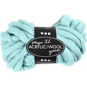 XL-Acrylgarn mit Wolle - 300 g - Türkis XL-Acrylgarn mit Wolle - 300 g - Türkis