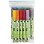Glas- und Porzellanmarker - gemischte Farben - halbdeckend - 2-4 mm - 12 Stk