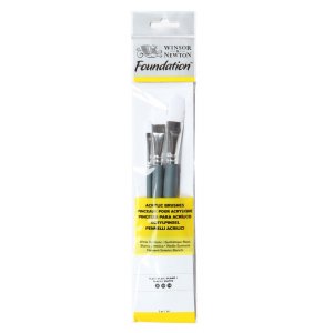 Synthetisches Pinselset W&N Foundation Acrylic - Nr. 2 Synthetisches Pinselset W&N Foundation Acrylic - Nr. 2