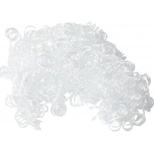 Lockiges Puppenhaar - weiß - 15 g Lockiges Puppenhaar - weiß - 15 g