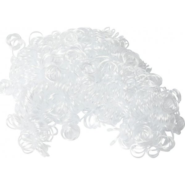 Lockiges Puppenhaar - wei - 15 g