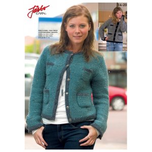 Strickanleitung - Von Chanel inspirierter Damen-Cardigan Strickanleitung - Von Chanel inspirierter Damen-Cardigan