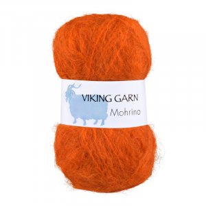 Wikingergarn Mohrino 50g - Orange (554) Wikingergarn Mohrino 50g - Orange (554)