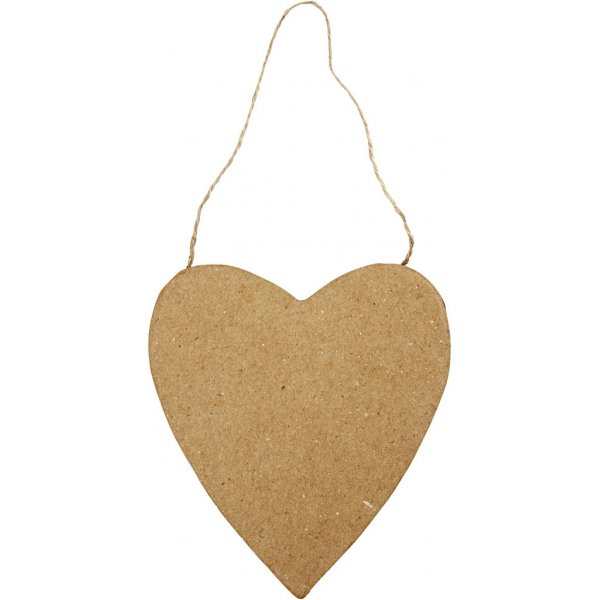 Herz aus Pappmach