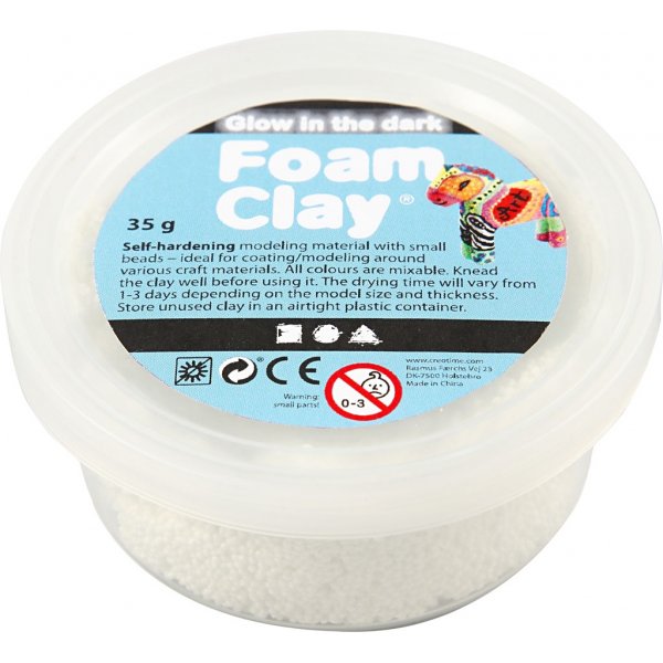 Foam Clay® - leuchtet im Dunkeln - 35 g Foam Clay® - leuchtet im Dunkeln - 35 g