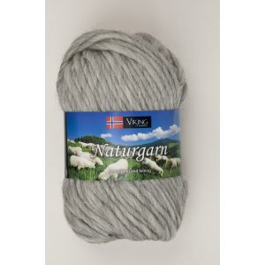 Wikingergarn Naturgarn 50g - Hellgrau (613) Wikingergarn Naturgarn 50g - Hellgrau (613)