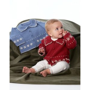 Strickanleitung - Strickjacke mit Blumen Strickanleitung - Strickjacke mit Blumen