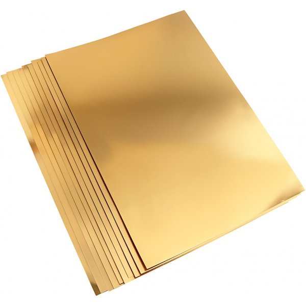 Metallbox - Gold - A2 - 10 Blatt