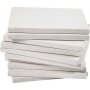 Leinwand - wei - 18 x 24 cm - 40 Stk