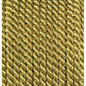Kordel Viskose 4 mm - 25 Meter - goldfarben Kordel Viskose 4 mm - 25 Meter - goldfarben