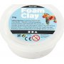 Foam Clay - wei - Glitzer - 35 g