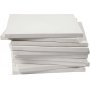 Leinwand - wei - 30 x 30 cm - 40 Stk