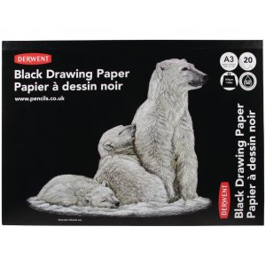 Derwent Black Zeichenpapier - A3 Derwent Black Zeichenpapier - A3