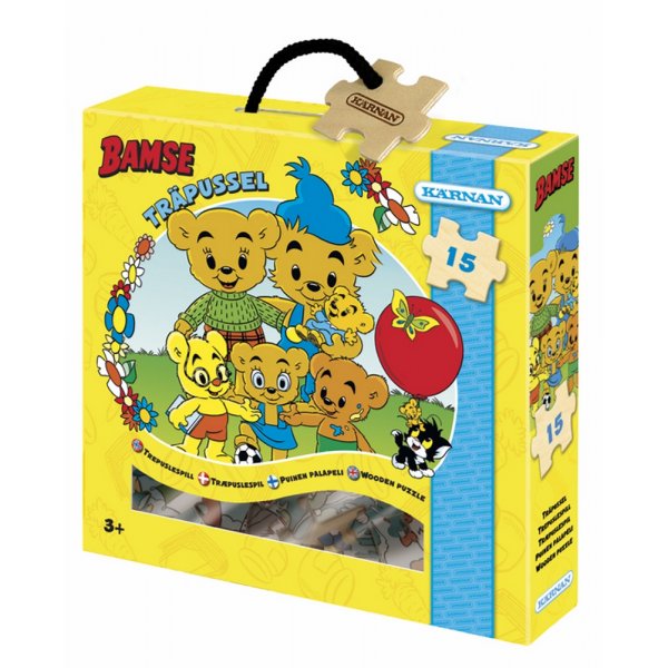 Holzpuzzle Bamses Familie