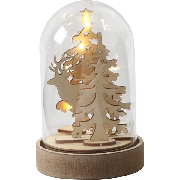 Tasse auf Holzsockel - 8 cm