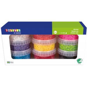 Röhrenperlen-Set mit 9 Gläsern - mehrere Farben Röhrenperlen-Set mit 9 Gläsern - mehrere Farben