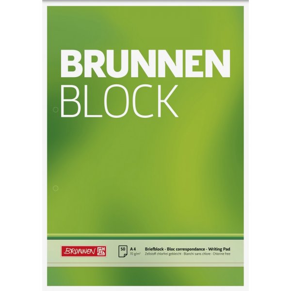 Notizblock - Der Brunnen A4