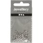 Drahtklemmen - 2 mm - Versilbert - 100 Stk