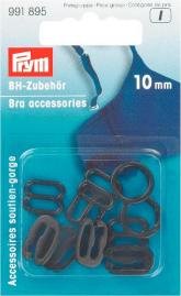 BH-Zubehör Kunststoff 10mm schwarz mix 10 Stk BH-Zubehör Kunststoff 10mm schwarz mix 10 Stk