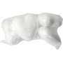 Styroporherzen - wei - H6 cm - 5 Stk