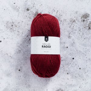 Mittlerer Raggi 100g - Bordeauxrot Mittlerer Raggi 100g - Bordeauxrot