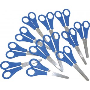 Schere blau - 130 mm - 12 Stk Schere blau - 130 mm - 12 Stk