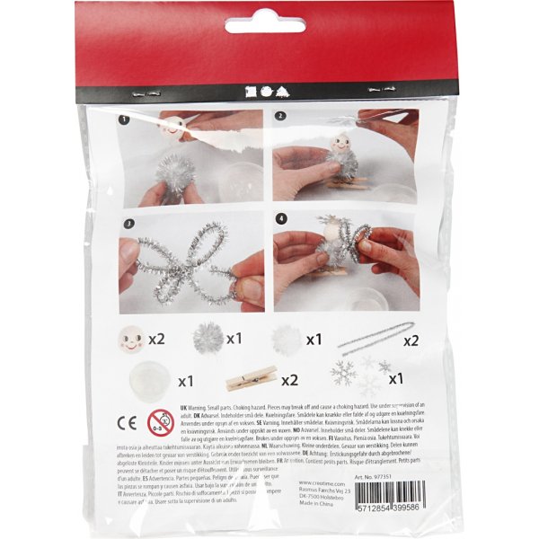 Mini-DIY-Kit - Engel auf Clip