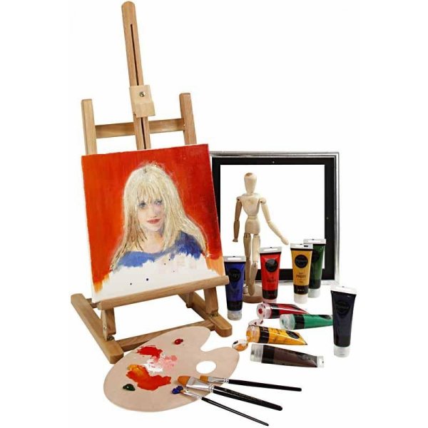 Tischstaffelei mit verstellbarem Winkel