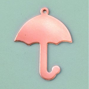 Anhänger 28 x 36 mm - Regenschirm Anhänger 28 x 36 mm - Regenschirm