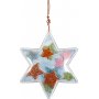 Deko-Stern - transparent - 5 Stk