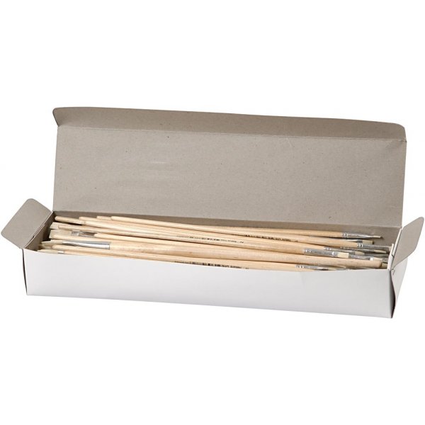 Natur Line Pinsel - Nr. 1+2+4+8+14+20 - Teller - 64 Stk Natur Line Pinsel - Nr. 1+2+4+8+14+20 - Teller - 64 Stk