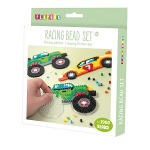 Perlenset Racing - Komplettes Bastelset mit Röhrenperlen Perlenset Racing - Komplettes Bastelset mit Röhrenperlen