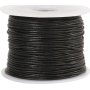 Lederband - Schwarz - 1 mm - 50 m