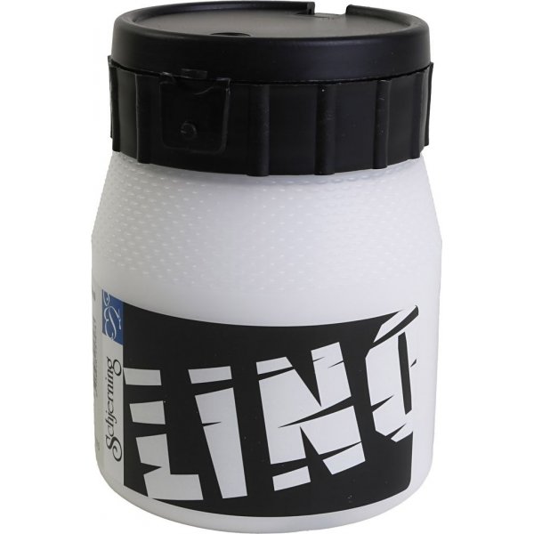 Linoleumfarbe - wei - 250 ml