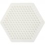 NABBI BioBeads Perlenplatte - Sechseckig - 8,5x8,5 cm - 1 Stk