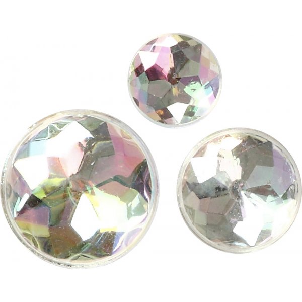 Halbperlen - Kristall - 40 Stk